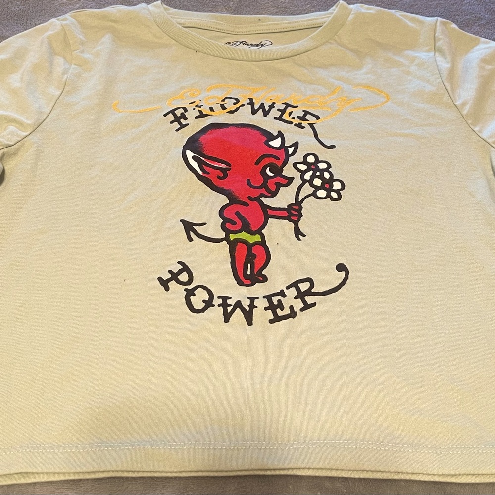 Cropped Ed Hardy Tee